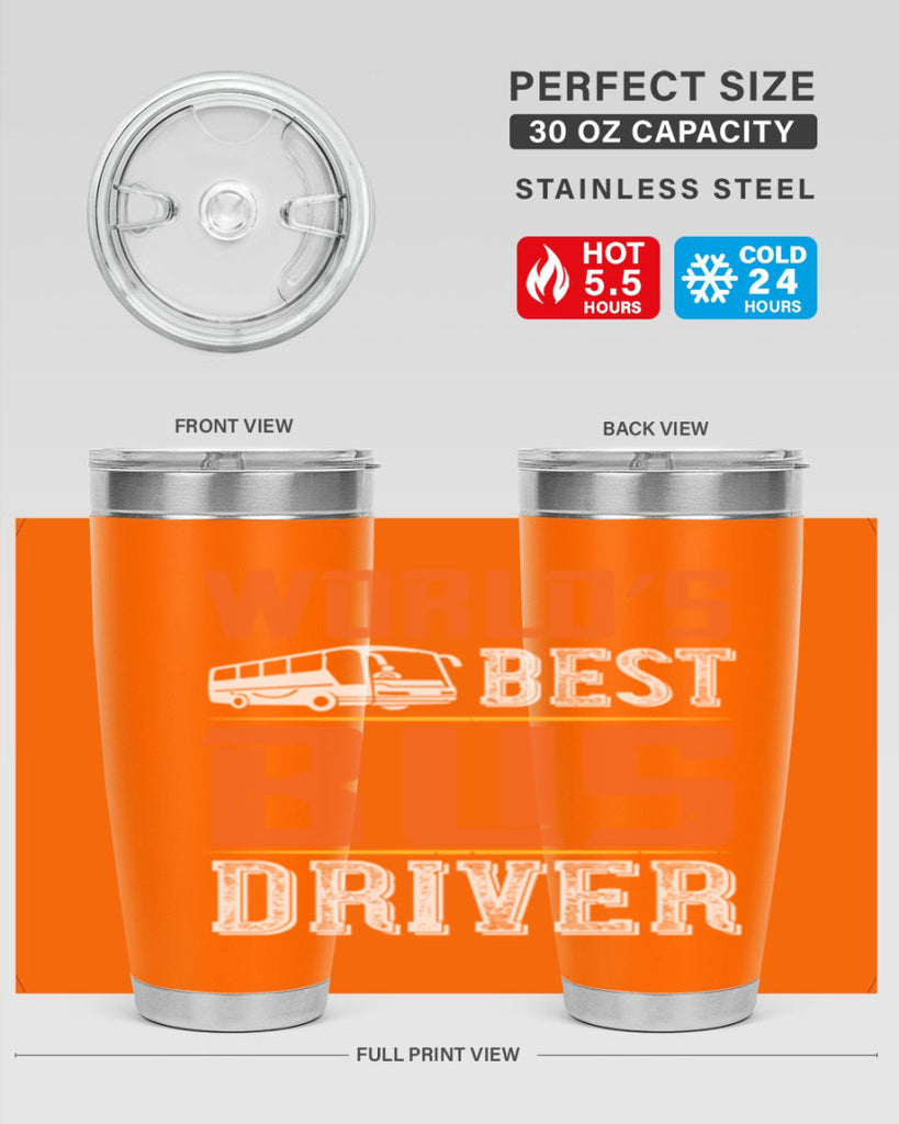 world’s best bus driver Style 4#- bus driver- tumbler