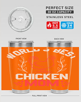 world’s best chicken mom Style 1#- chicken- Tumbler