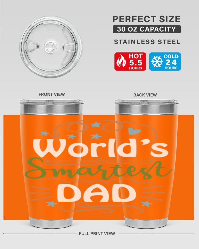 world’s smartest dad 2#- fathers day- Tumbler