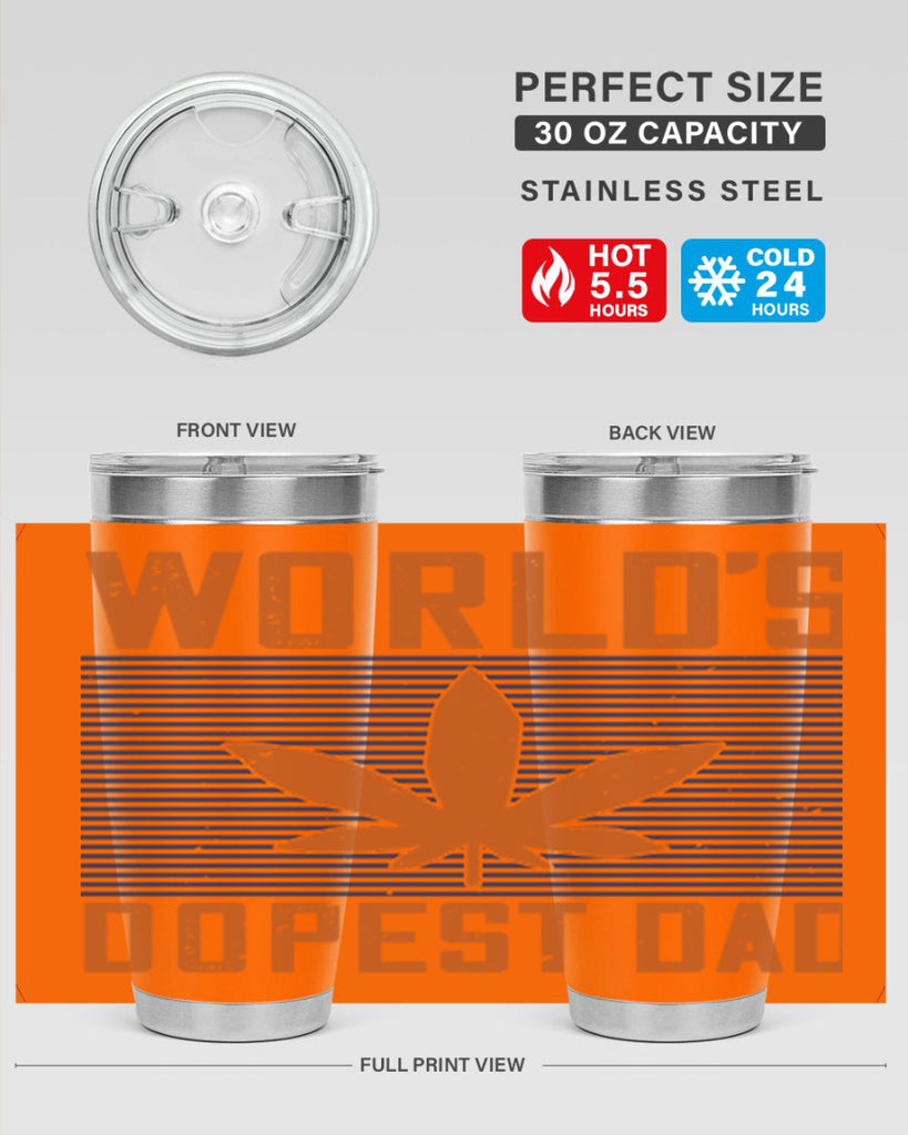 worlds dopest dad 148#- fathers day- Tumbler