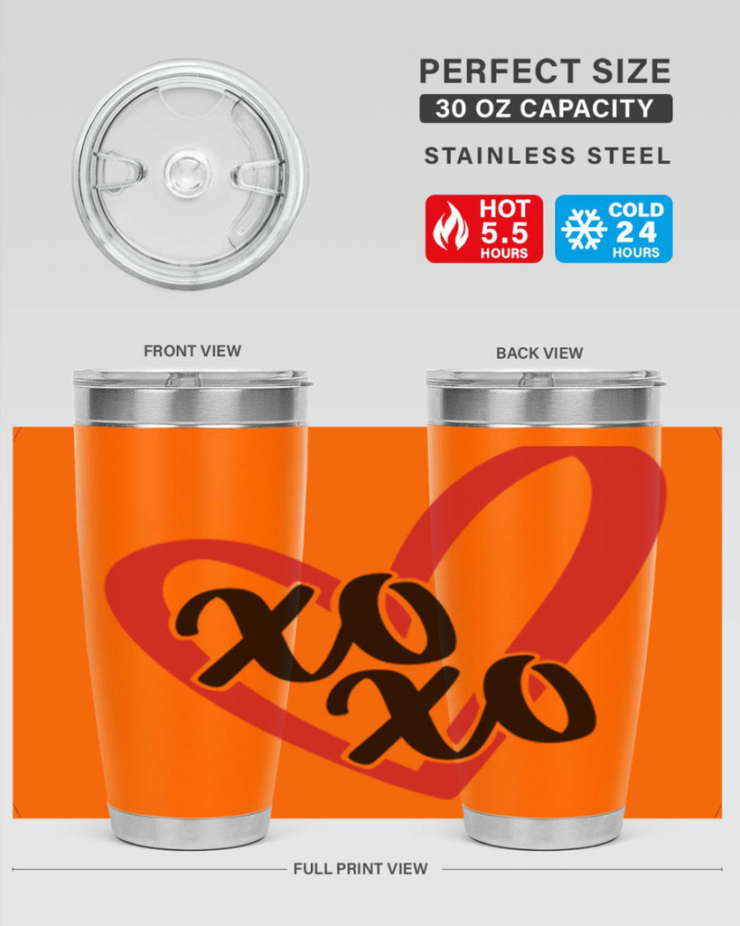 xoxo 11#- valentines day- Tumbler