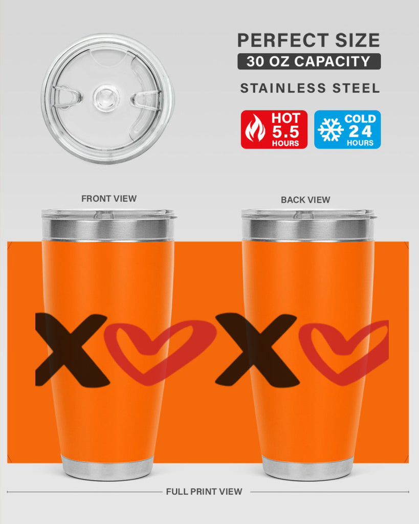 xoxo 12#- valentines day- Tumbler