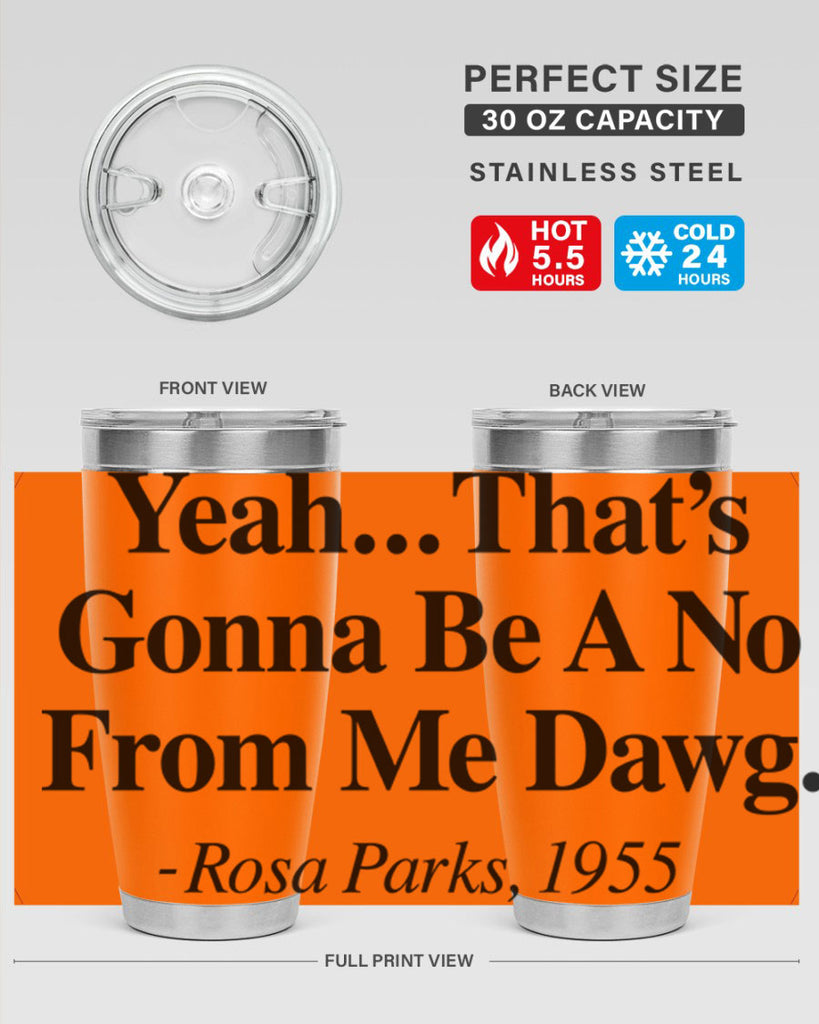 yeah thats gonna be a no from me dawg rosa parks 3#- black words phrases- Cotton Tank