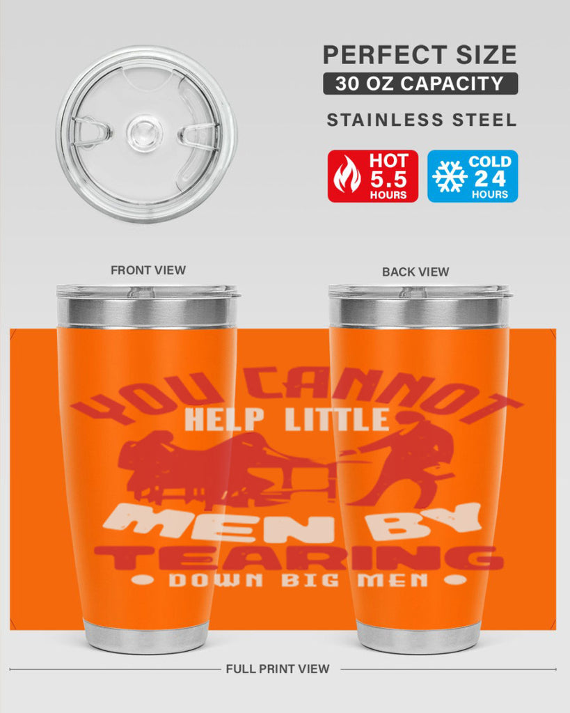 you cannot help little men Style 72#- Fourt Of July- Tumbler