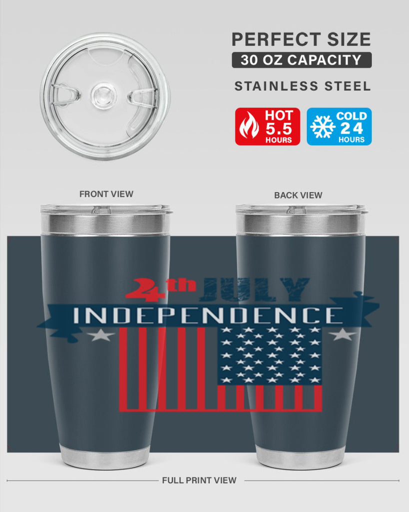4th July Independent Style 65#- Fourt Of July- Tumbler