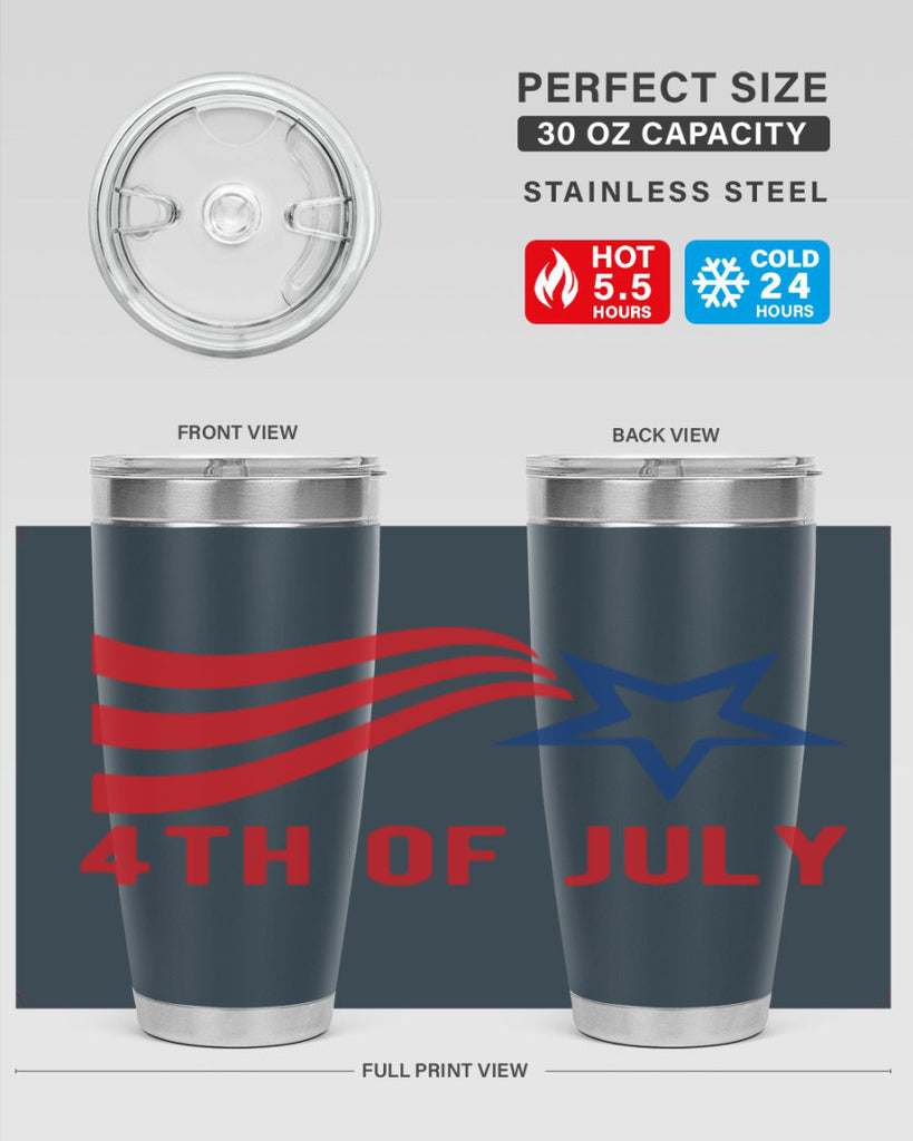 4th of July design Style 66#- Fourt Of July- Tumbler