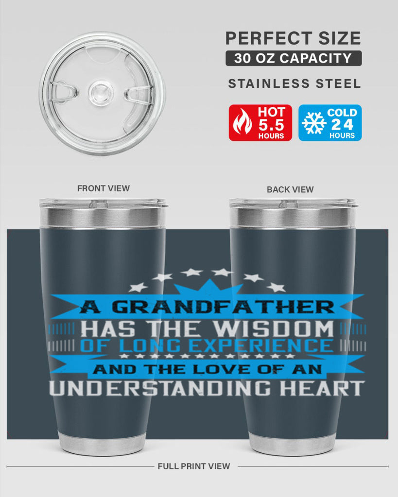 A grandfather has the wisdom of long experience 133#- grandpa - papa- Tumbler