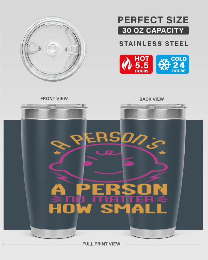 A person is a person no matter how small Style 39#- baby shower- tumbler