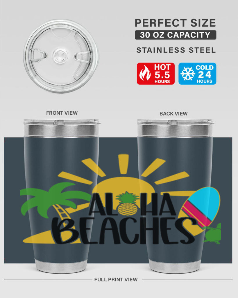 Aloha Beaches Style 55#- summer- Tumbler