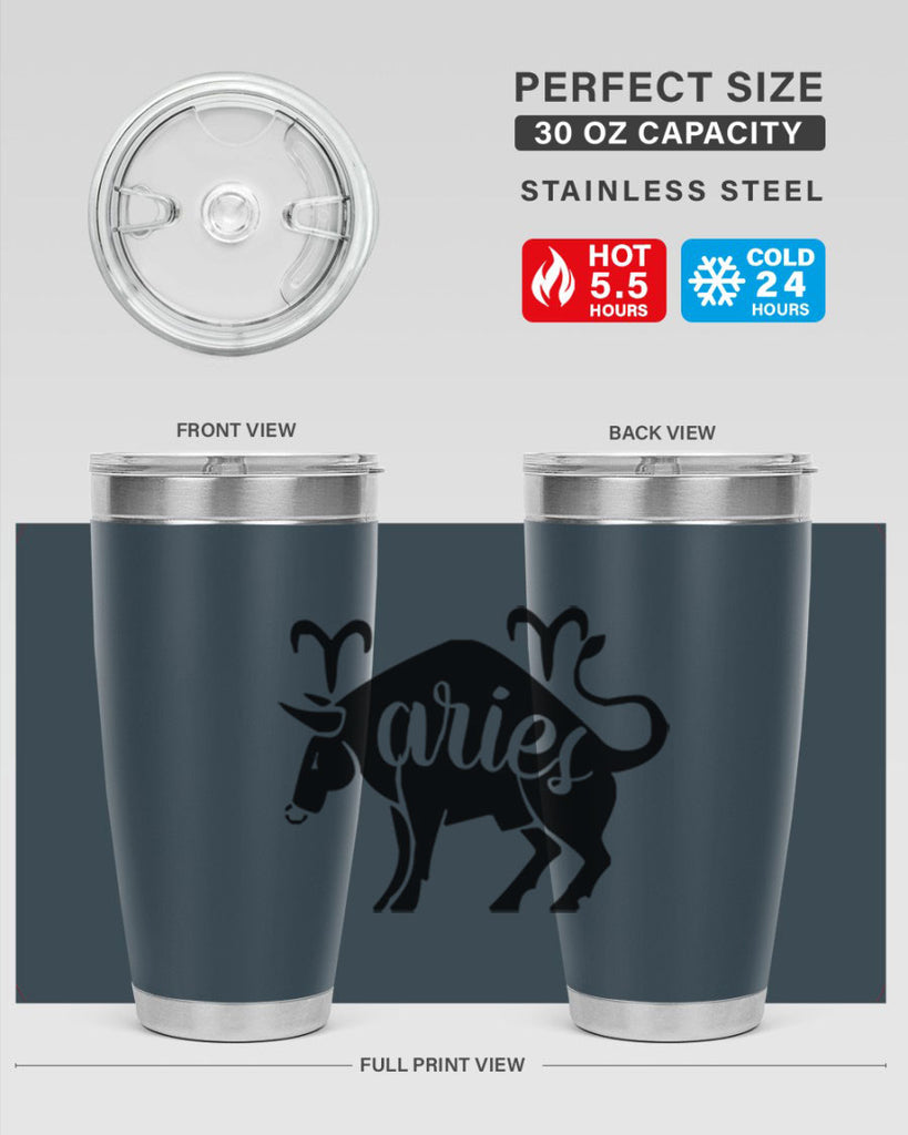 Aries 104#- zodiac- Tumbler
