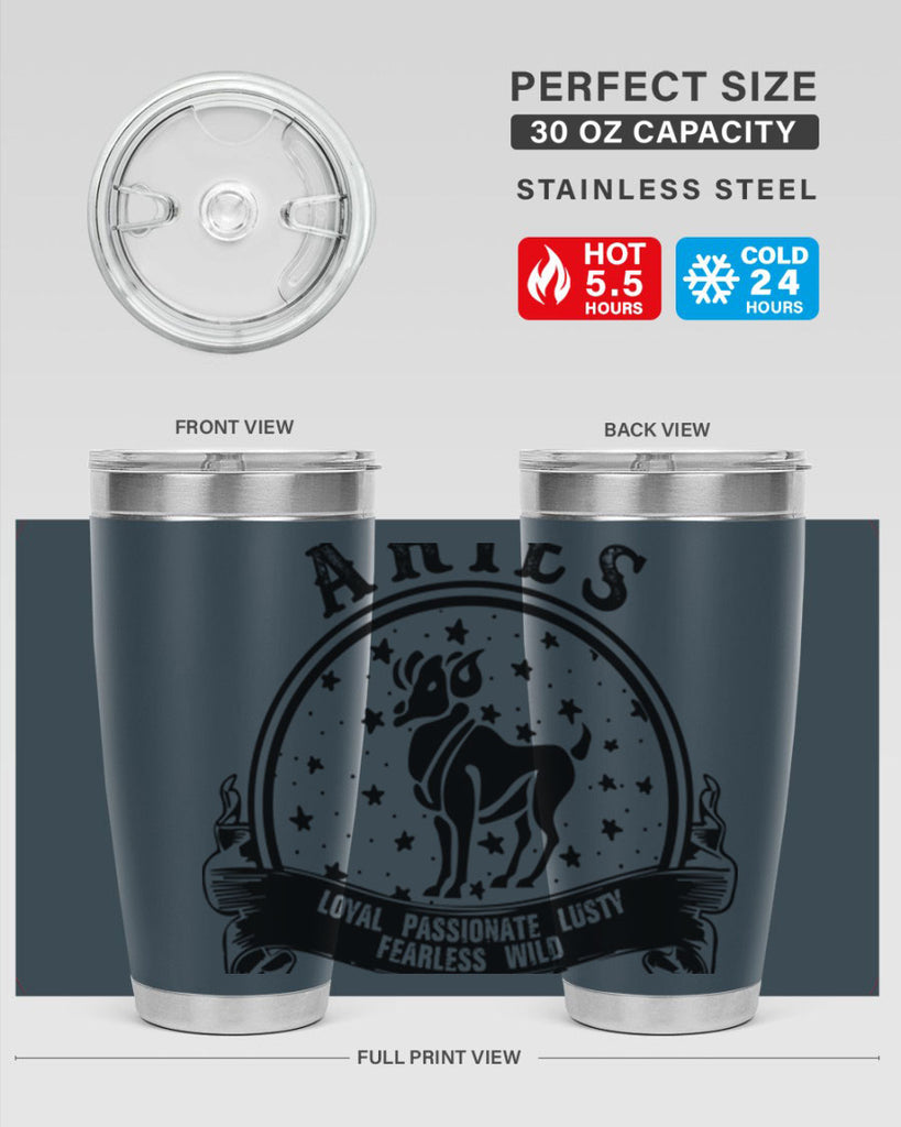Aries 1#- zodiac- Tumbler