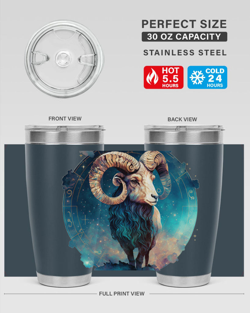 Aries 92#- zodiac- Tumbler