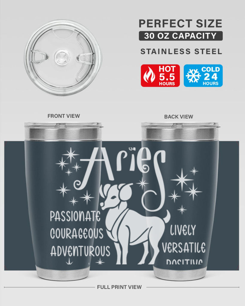Aries 99#- zodiac- Tumbler