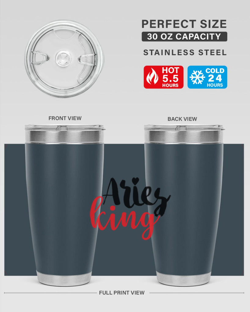 Aries king 96#- zodiac- Tumbler