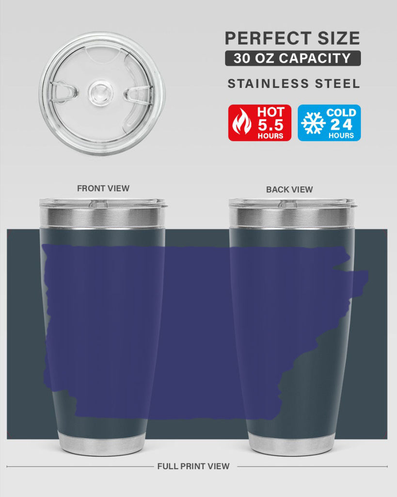 Arkansas 47#- stateflags- Tumbler