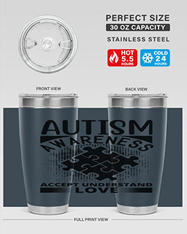 Autism awareness Style 43#- autism- Tumbler