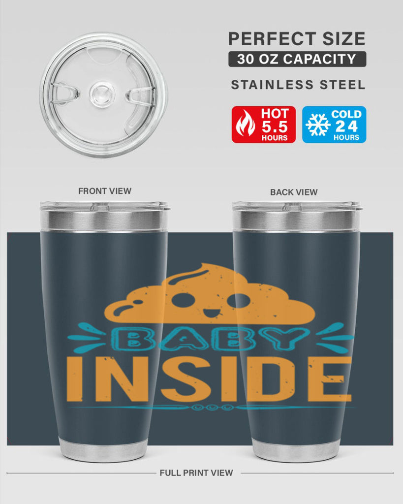Baby Inside Style 1#- baby shower- tumbler