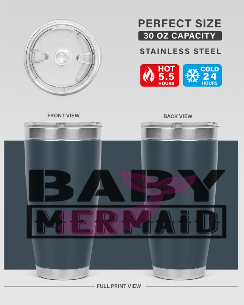 Baby mermaid 29#- mermaid- Tumbler
