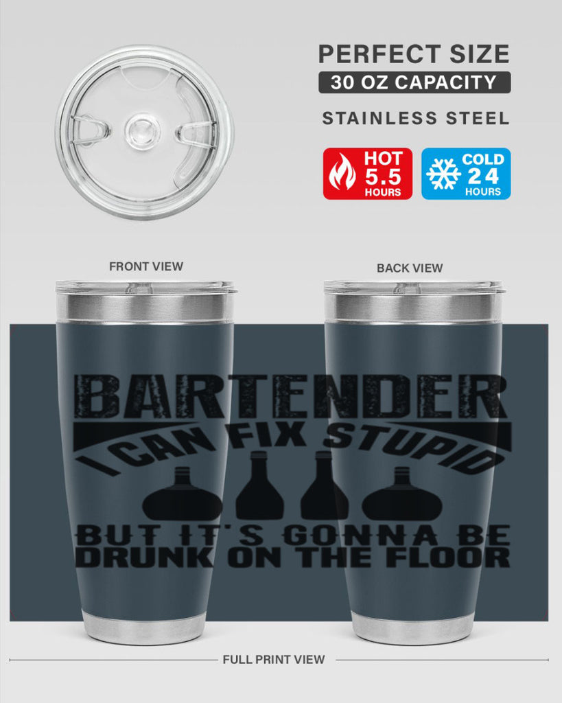 Bartender I can fix Style 9#- bartender- tumbler