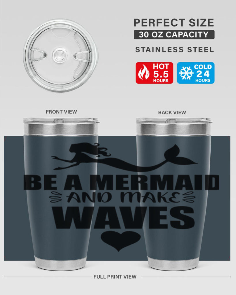 Be a Mermaid and make 53#- mermaid- Tumbler