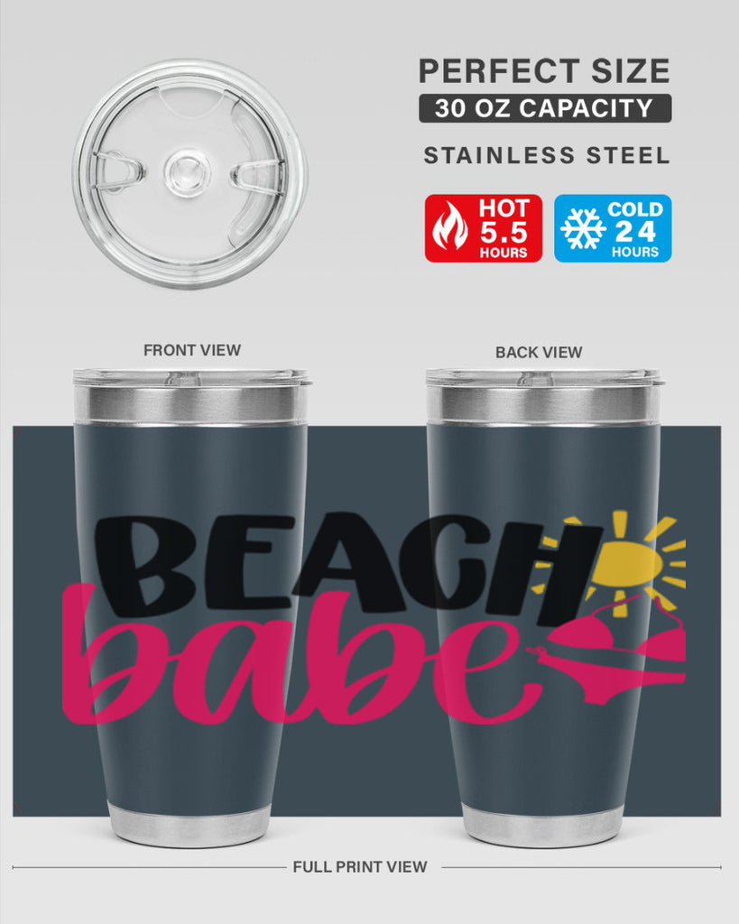 Beach Babe Style 52#- summer- Tumbler