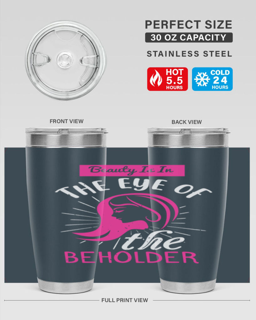 Beauty is in the eye of the beholder Style 169#- make up- Tumbler