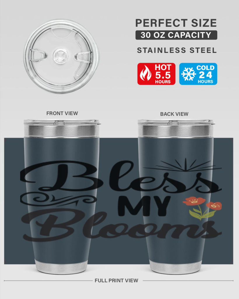 Bless My Blooms  66#- spring- Tumbler