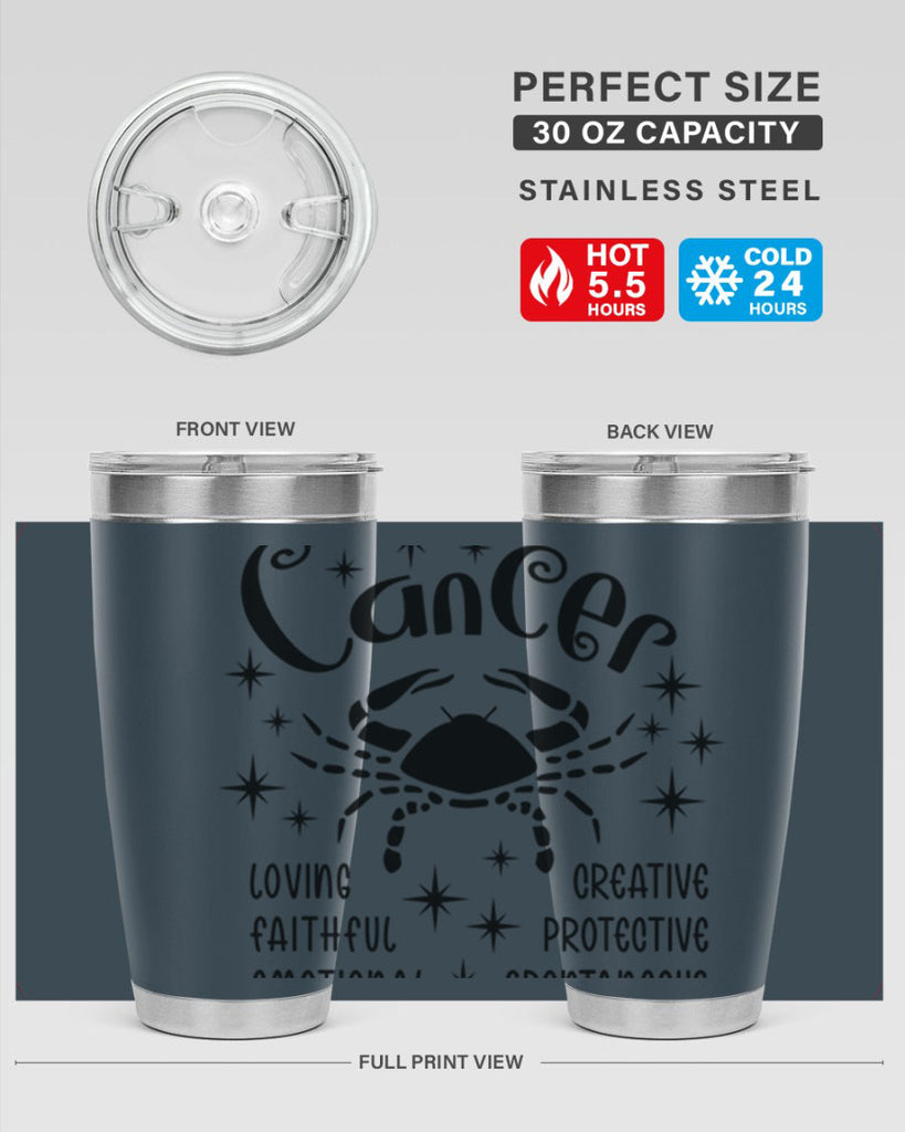 Cancer 144#- zodiac- Tumbler