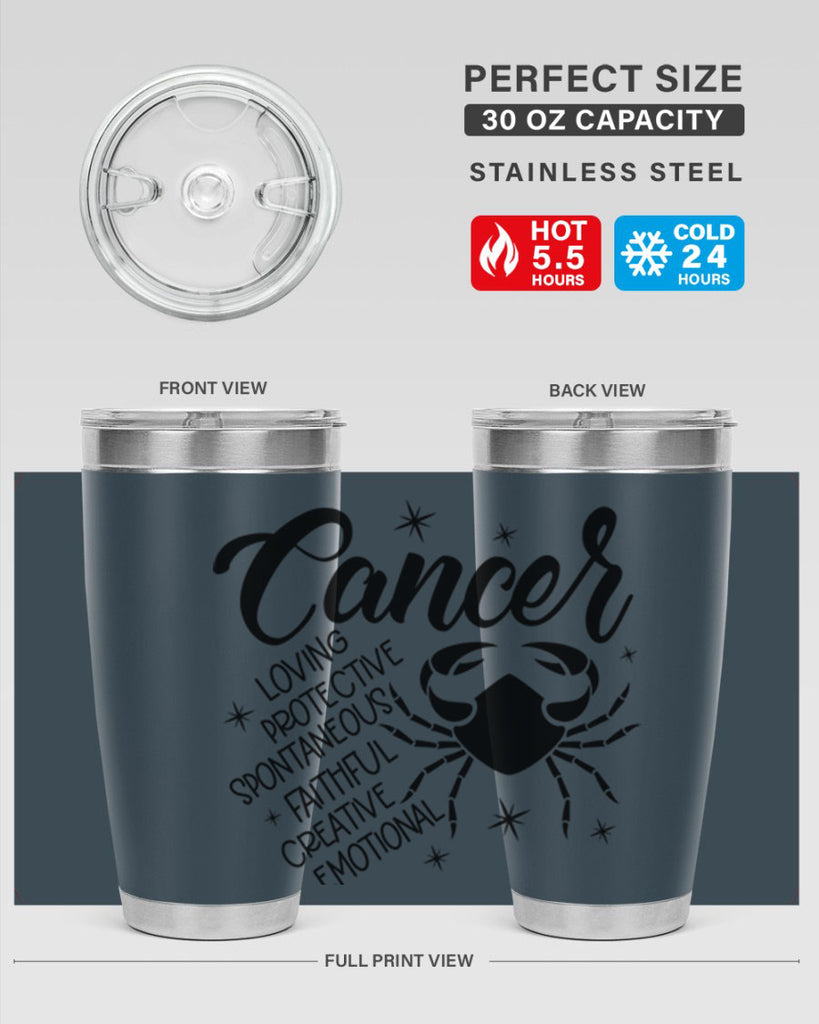 Cancer 151#- zodiac- Tumbler