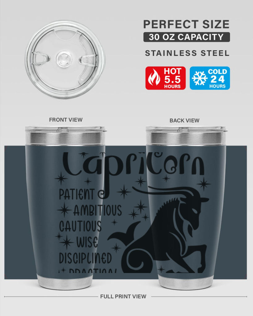 Capricorn 182#- zodiac- Tumbler