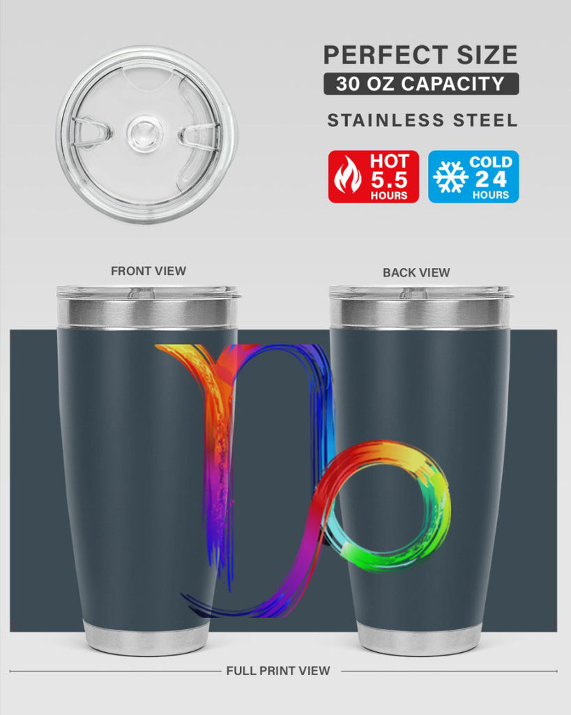 Capricorn 187#- zodiac- Tumbler