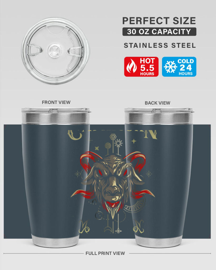 Capricorn 198#- zodiac- Tumbler