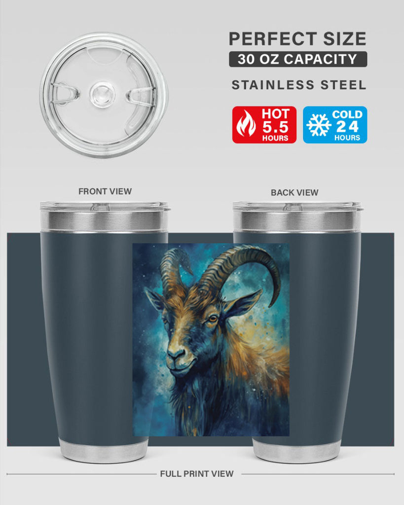 Capricorn 37#- zodiac- Tumbler
