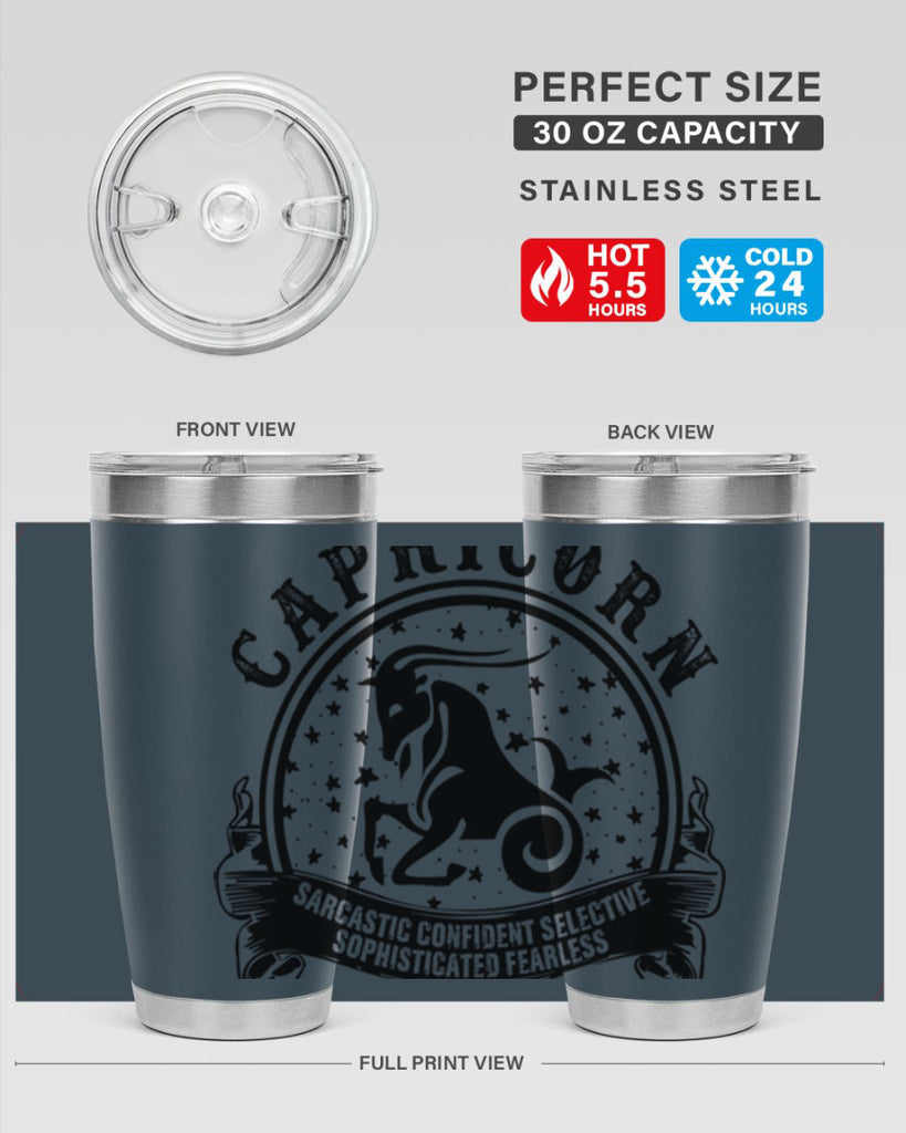 Capricorn 38#- zodiac- Tumbler