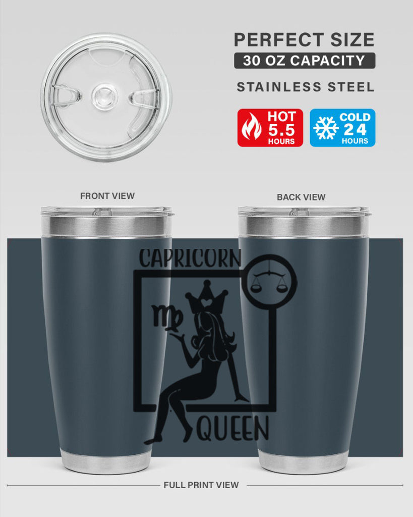 Capricorn queen 194#- zodiac- Tumbler