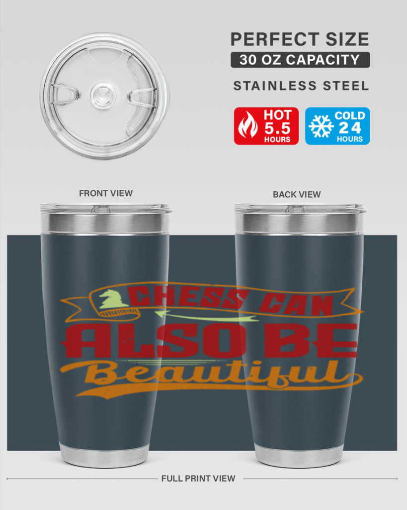 Chess can also be beautiful 28#- chess- Tumbler