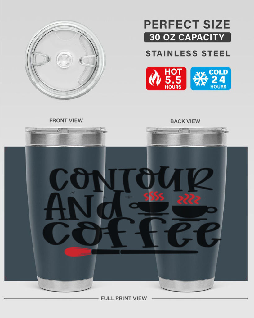 Contour And Coffee Style 242#- make up- Tumbler