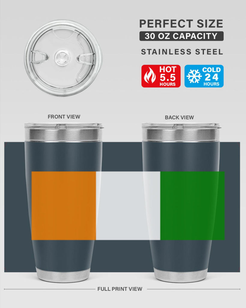 Cote dIvoire 156#- world flags- Tumbler