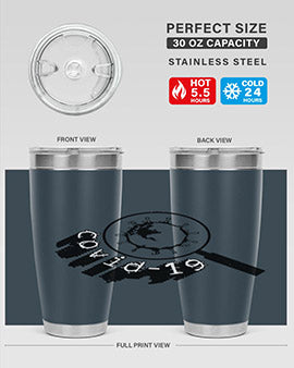 Covid Style 57#- corona virus- Tumbler