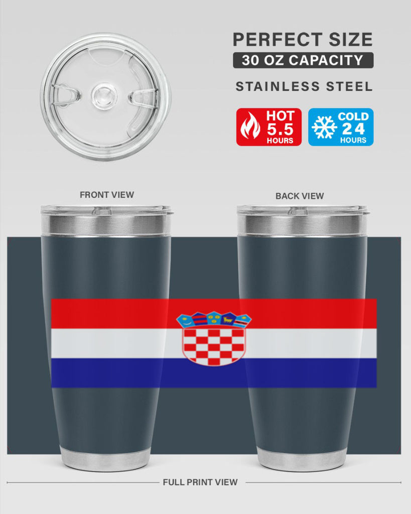 Croatia 155#- world flags- Tumbler