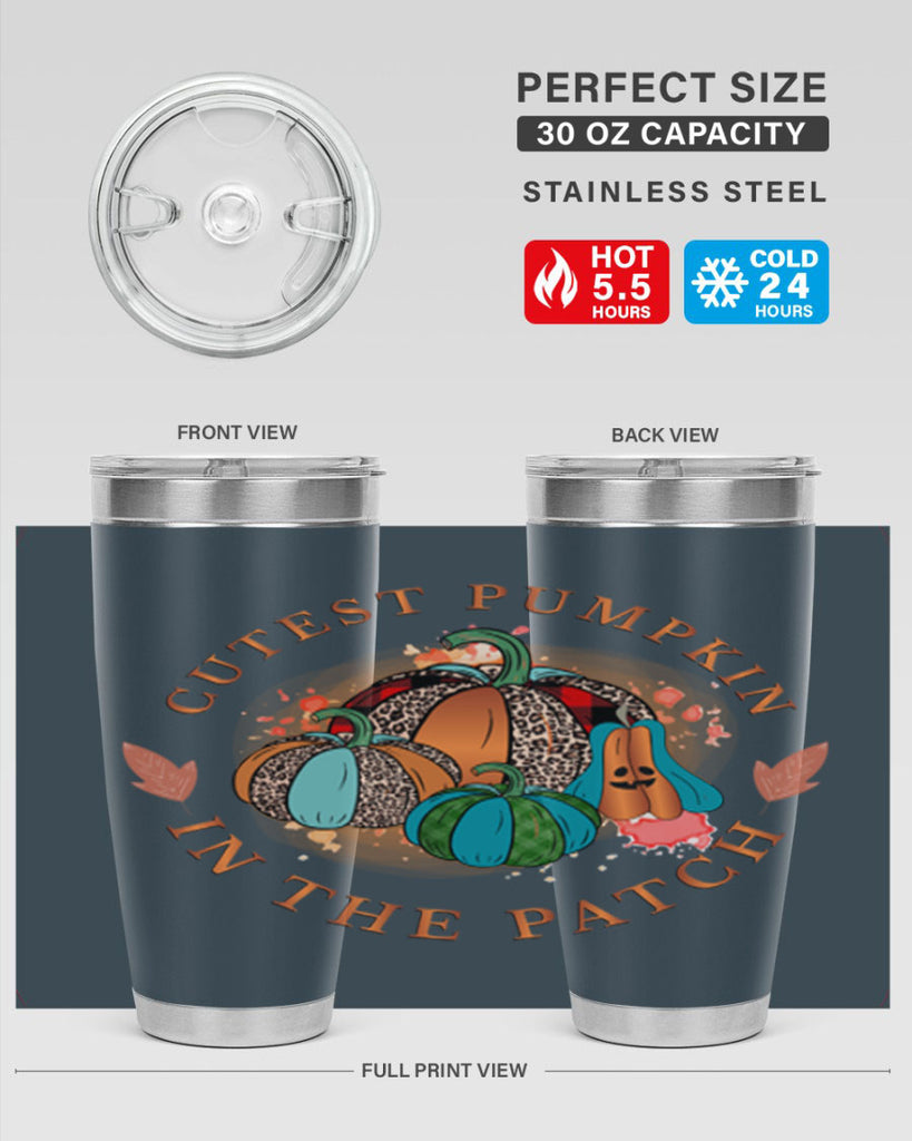 Cutest Pumpkin in the Patch 65#- fall- Tumbler