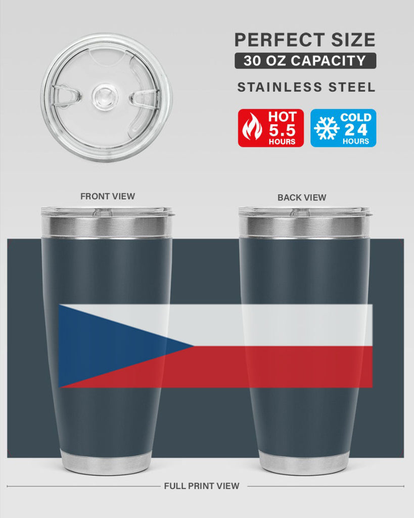 Czechia 152#- world flags- Tumbler