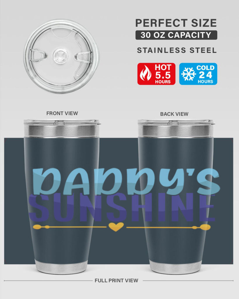 Daddys Sunshine 19#- dad- Tumbler