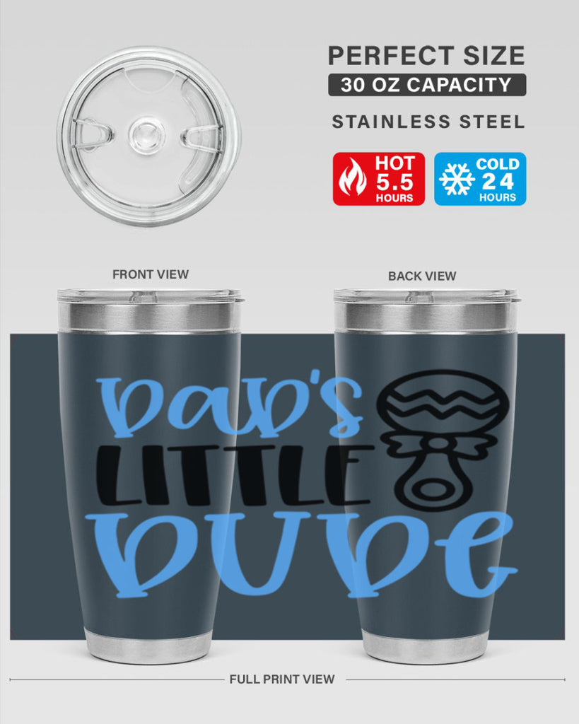 Dads Little Dude Style 102#- baby- tumbler