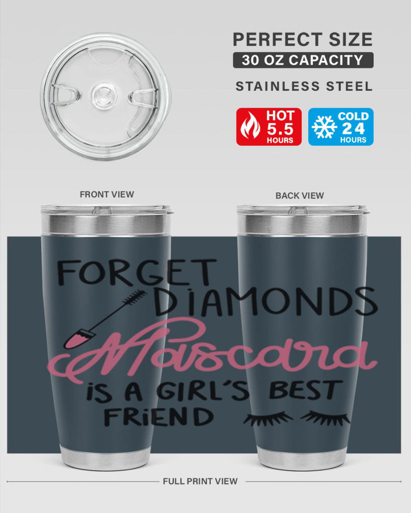 Forget Diamonds Mascara is a Girls Best Friend Style 100#- make up- Tumbler