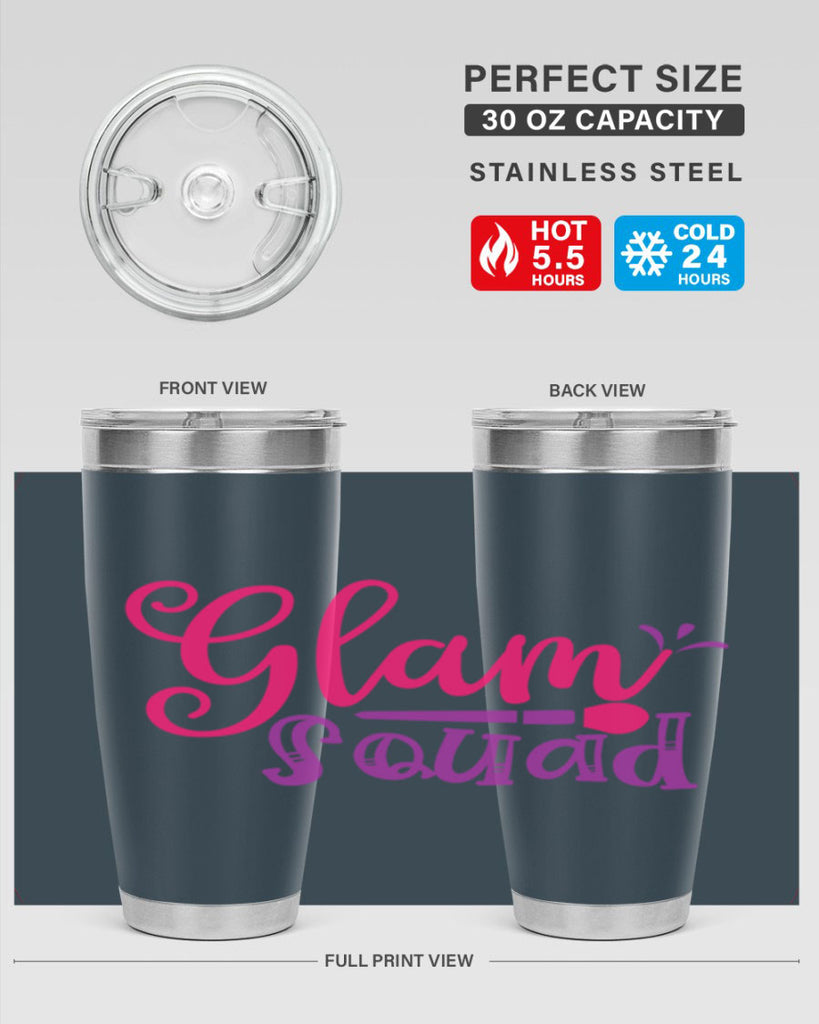Glam Squad Style 237#- make up- Tumbler