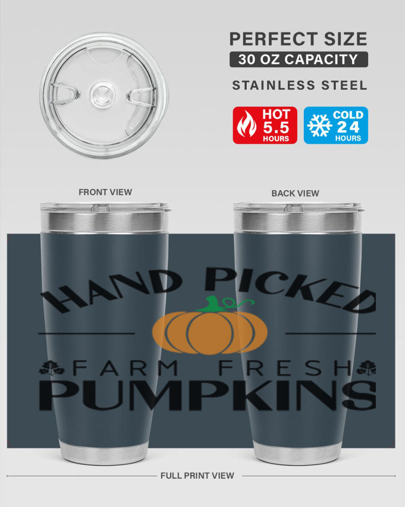 Hand Picked Farm Fresh Pumpkins 215#- fall- Tumbler