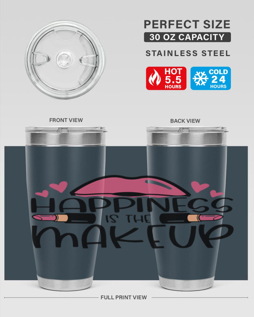 Hapiness Is The Makeup Style 95#- make up- Tumbler