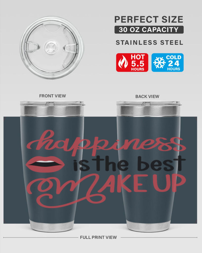 Happiness is the Best Makeup Style 94#- make up- Tumbler