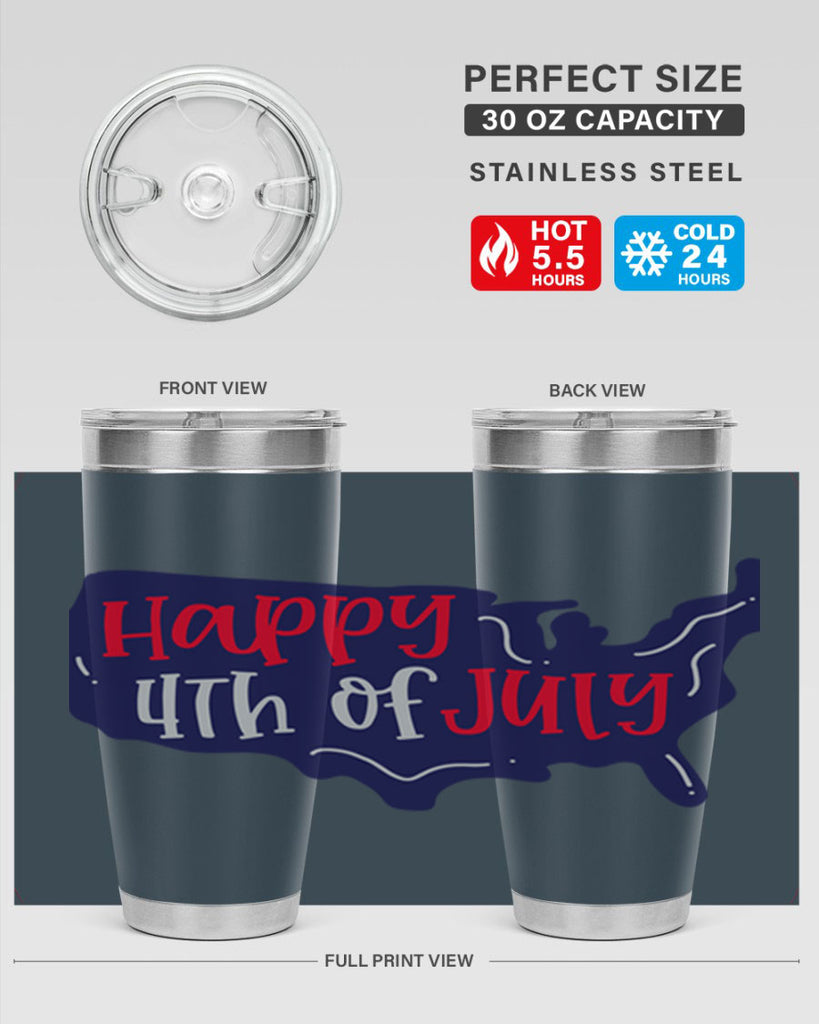 Happy th Of July Style 153#- Fourt Of July- Tumbler